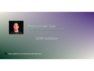 Economic Operators Registration and Identification system (EORI) Validator