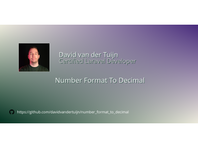 Number Format To Decimal