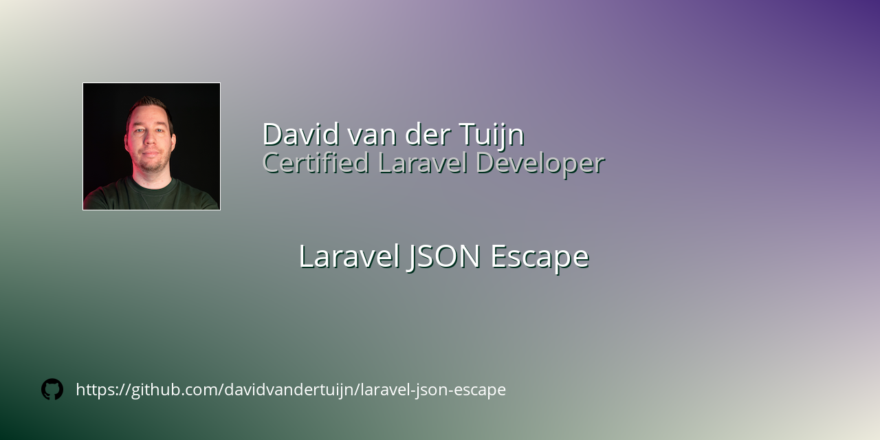 Laravel JSON Escape